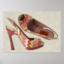 Needlepoint Peep Toes Print