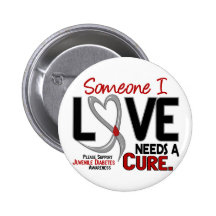 NEEDS A CURE 2 JUVENILE DIABETES T-Shirts & Gifts Pins
