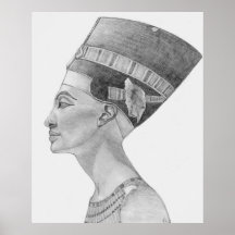 nefertiti study print