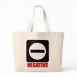 Negative 1 Red Canvas Bags