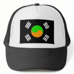 Negative South Korean Flag hats