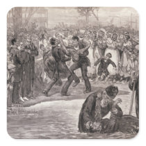 Negro Baptism in the United States Square Sticker