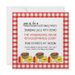 Neighborhood BBQ Party Invitation