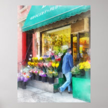 Neighborhood Flower Shop Print