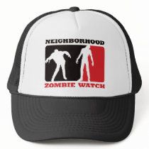 Neighbourhood Zombie Watch - Red Mesh Hat