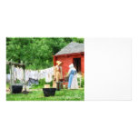 Neighbours Gossiping on Washday photo cards
