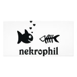 nekrophil fish icon photo cards