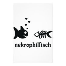 nekrophilfisch icon customized stationery