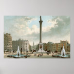 Nelson's Column, Trafalgar Square, London Print
