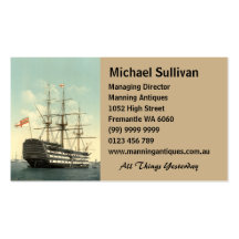 Nelson's HMS Victory Business Card Templates