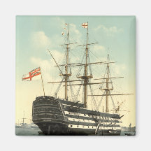 Nelson's HMS Victory Fridge Magnets
