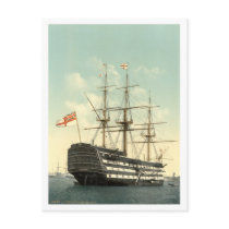 Nelson's HMS Victory Post Card