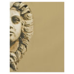 neo classical bust stationery flyers