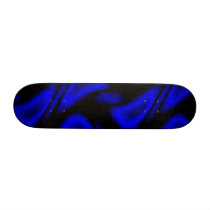 Neon Blue Skateboard