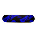 Neon Blue Skateboard