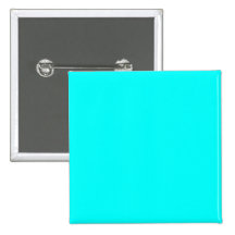 Neon Blue Teal Light Bright Fashion Color Trend Buttons