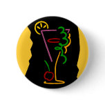 Neon Cocktail & Garnish streamer Martini Button