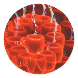 neon coffee cup madness stickers