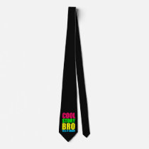 Neon Cool Story Bro Neck Tie