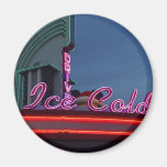 Neon Diners Ice Cold Fridge Magnet