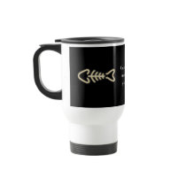 Neon Fish Bones Coffee Mugs
