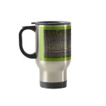Neon Green Hi-Tech Metal Mug