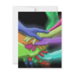 NEON HANDS STACKED BIRTHDAY PARTY & ANY INVITATION