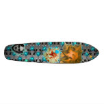 Neon Hawaii Custom Skateboard