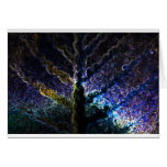 Neon Leaf Greeting Card