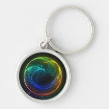 Neon light world - keychains