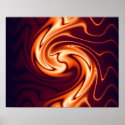 Neon Marbling Poster posters