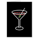Neon Martini cards