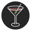 Neon Martini stickers