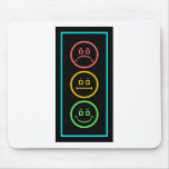 Neon Moody Stoplight Mousemat