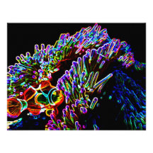 Neon Nemo Personalized Invite