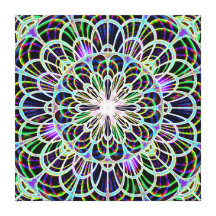 Neon Nights Wrapped Canvas Stretched Canvas Prints