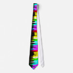 Neon Paint Splatter Neck Tie