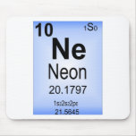 Neon Periodic Table Element mousepads