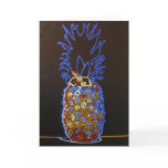 Neon Pineapple Greeting Card / Invitation