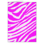 Neon Pink Zebra cards