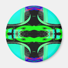 Neon Pop Art Designs CricketDiane Magnet