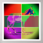 Neon popart:  asinus somaliensis posters