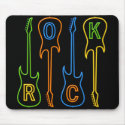 NEON ROCK GUITARS mousepads