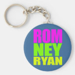 NEON ROMNEY RYAN 2012.png Keychain