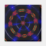 Neon Space Graphic 1 Refrigerator Magnet