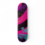 Neon Splatter Skate Board Deck