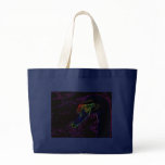 Neon Swan Portrait Bag