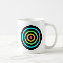 Neon Target Mugs