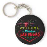Neon Welcome to Las Vegas Keychain #2