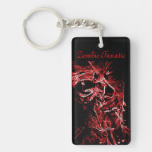 Neon Zombies key chain